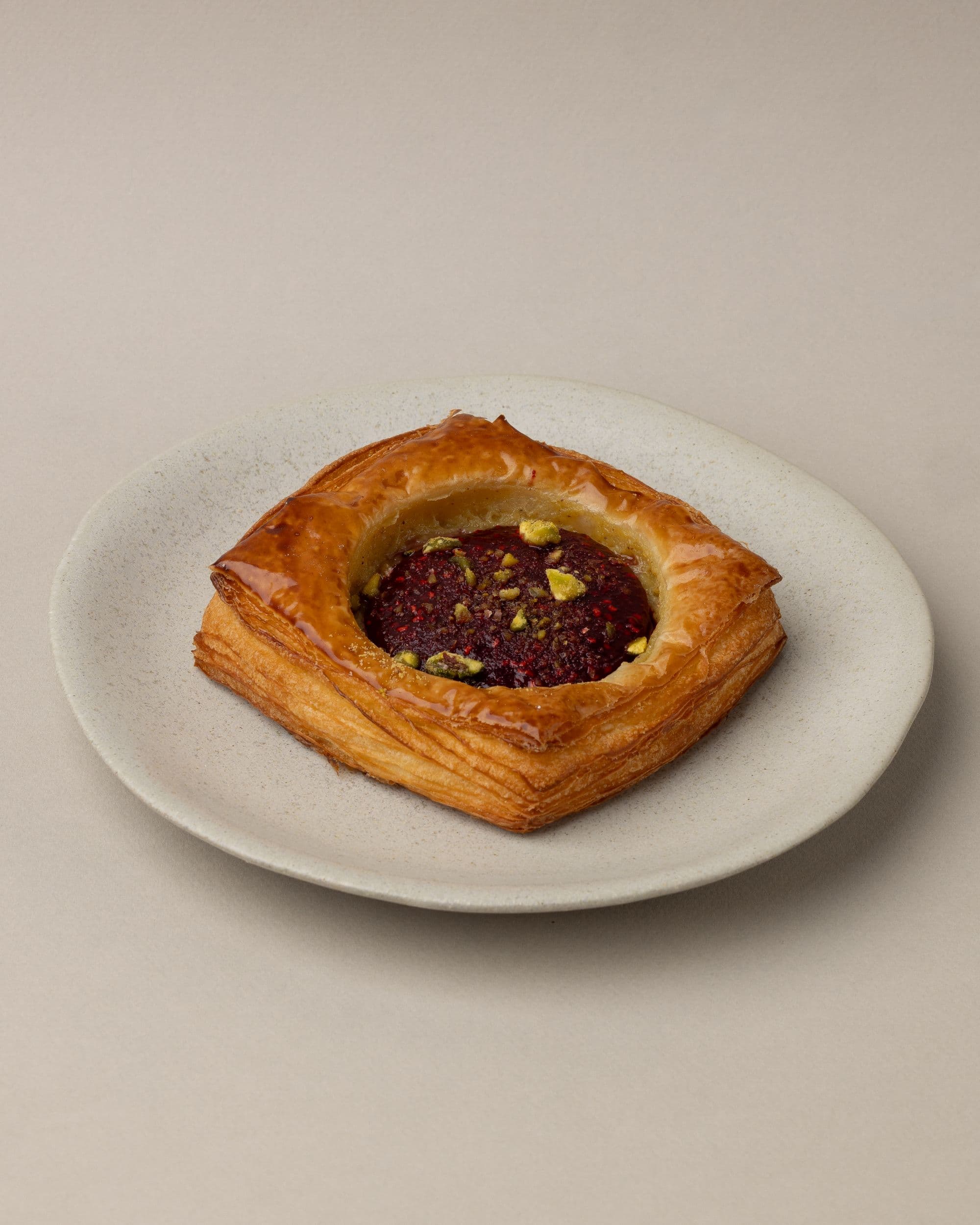 Raspberry Pistachio Danish