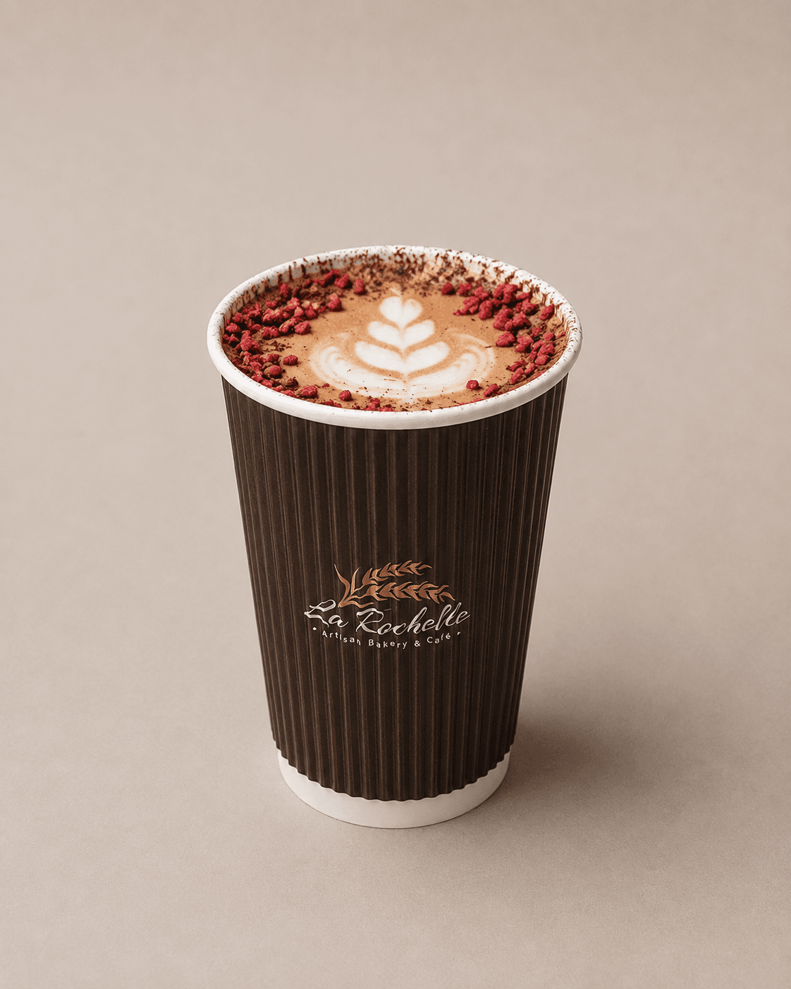 Hot Raspberry Mocha latte